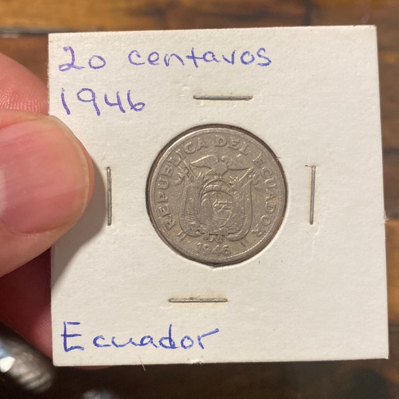 Other - 20 centavos 1946 Ecuador REPUBLIC DEL ECUADOR